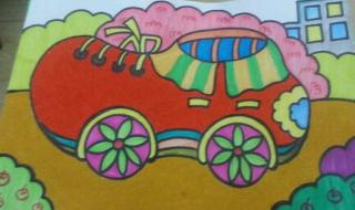 汽车画画儿童画